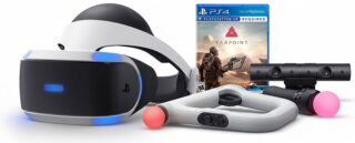 Ps4 PlayStation VR Bundle (PS VR Headset + Camera + 2x Motion Controllers + PS VR Aim Controller + Farpoint Game) Used