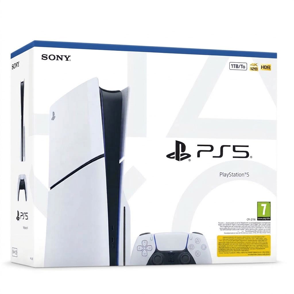 PS5 Slim Disc Edition 1TB CFI-2116 Series (UK-UAE) New Box Packed